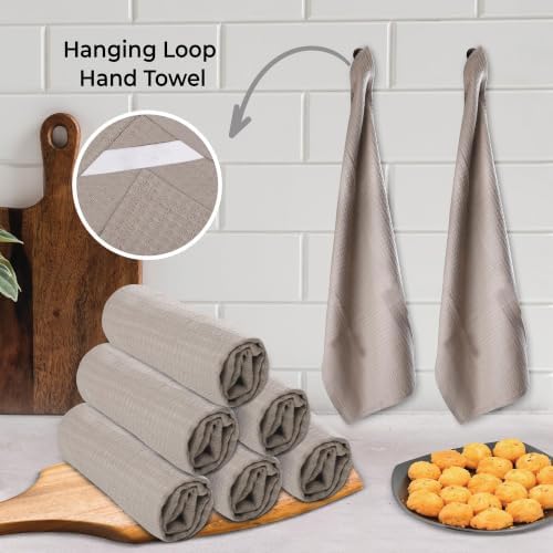 Urban Villa Kitchen Towels Cotton Dish Towels 20”x30” Tan - Image 6