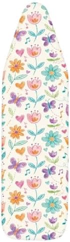 Multi Flower Ironing Board Cover Cover Heat-Reflective Scorch Resistant Soft - Image 7