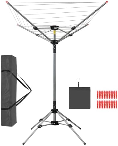 EASI 82 Ft Rotary Clothes Drying Rack - Image 7