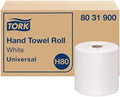 Tork Paper Hand Towel Roll White H80, 6 Rolls x 800 ft by Tork