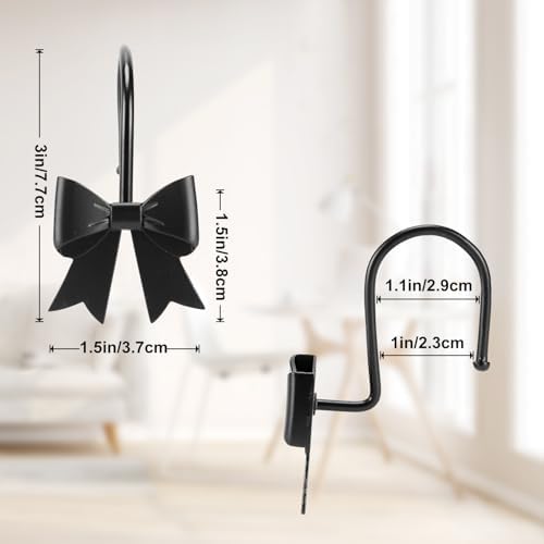 Bow Shower Curtain Hooks - Image 4