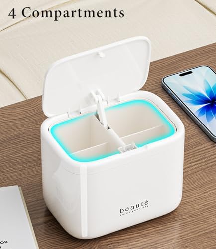 Automatic Pop-Up Cotton Swab Storage Organizer Box - Image 4