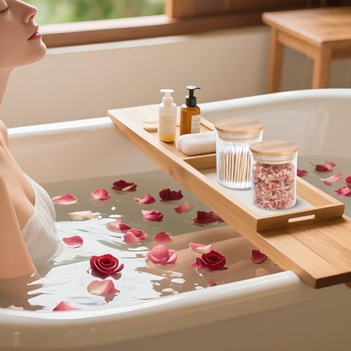 BKYFPQ 2 Pack Glass Qtip Holder Dispenser - Image 5