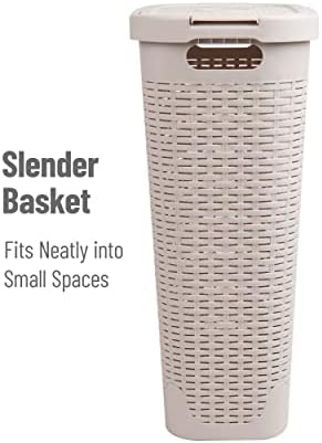 Mind Reader Slim Laundry Hamper - Image 6