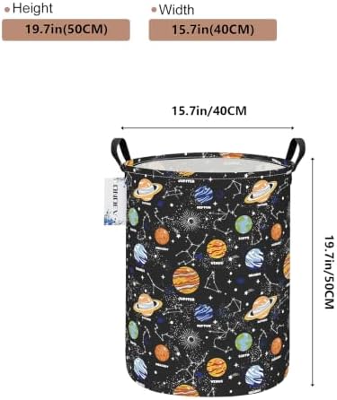 Round collapsible Solar System planet Laundry Hamper - Image 2