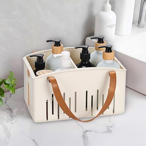 Portable Shower Caddy Collapsible Plastic Shower Basket Tote - Image 5