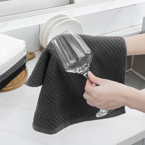 100% Cotton Kitchen Towels and Dishcloths Set - Image 5