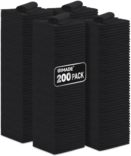 UNIMADE Microfiber Cleaning Cloth, 200 Pack Microfiber Towels by Unimade