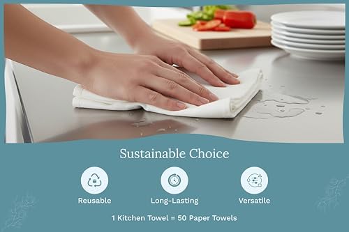 Wholesale Flour Sack Kitchen Towels – 50 Pack, Unbleached, All-Natural 100% - Image 6