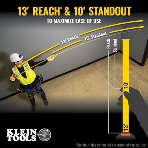 Klein Tools 9516 Tape Measure, 16-Foot Compact Double-Hook Imperial Measuring - Image 3