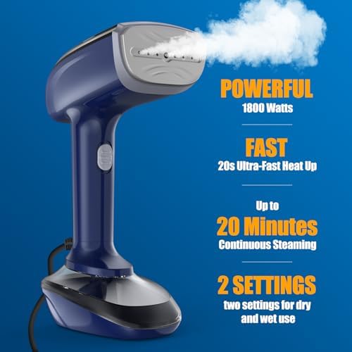 Powerful Handheld Fabric Steamer - 1800W - Image 2