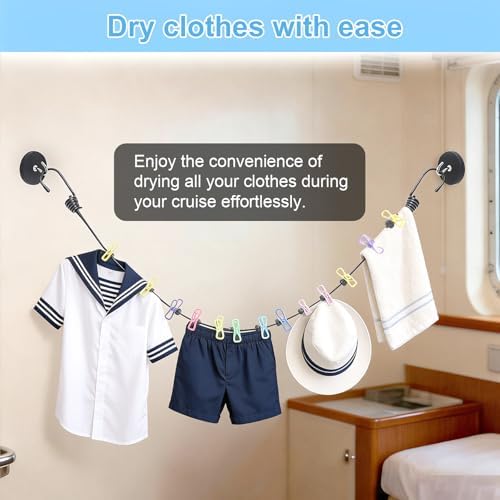 Magnetic Clothesline for Cruise Ship Cabin Approved - Image 5