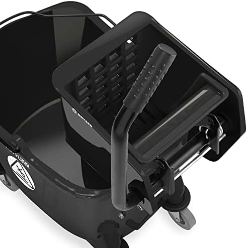 Dryser Commercial Side Press Wringer Combo Mop Bucket, 33 Quart - Image 4