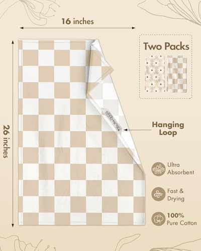 Miss Adola 2 Pack 150GSM Flour Sack Kitchen Towels - Image 4