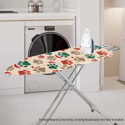 Flashideas Christmas Dog Paws Ironing Board Cover and Pad Standard Size Soft - Image 2