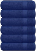 GLAMBURG Ultra Soft 6-Piece Hand Towel Set 16x28-100% Ringspun Cotton by GLAMBURG