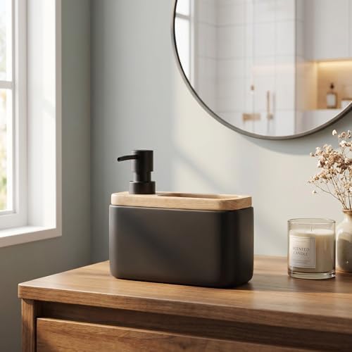RQYIXI 2-in-1 Ceramic Soap Dispenser - Image 6
