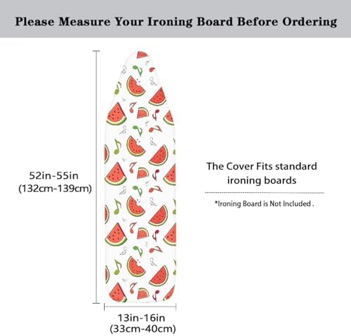 Watermelon Ironing Board Cover 54x15 inches, Music Note Standard Ironing Board - Image 5
