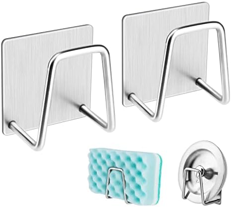 Adhesive Sponge Holder Sink Caddy by NEXCURIO