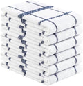 Homaxy Terry Stripe Kitchen Towels 18"x28", 6 Pack by Homaxy