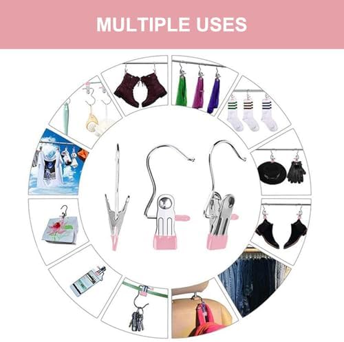 Boot Hangers for Closet, Hanging Clips Laundry Hooks Clothes Pins Closet Hanger - Image 7