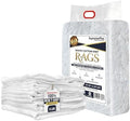 Premium New White Cotton Knit T-Shirt Rags by SupremePlus