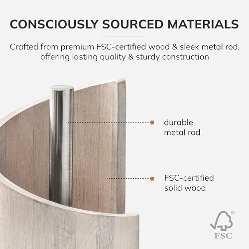 Anji Mountain Wooden Paper Towel Holder - Image 3