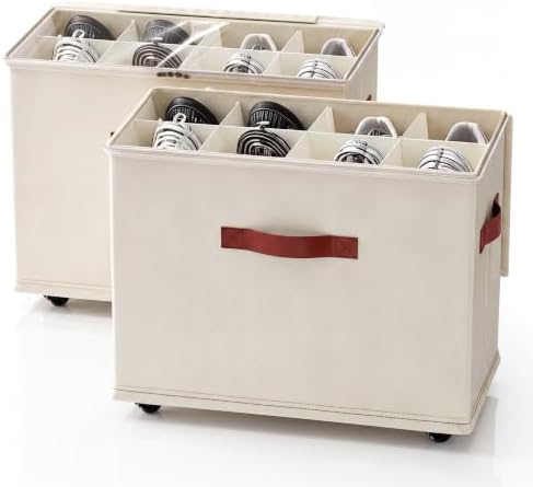 2 Pack Shoe storage Organizer by LightUpYourLifeWithShiningFutureFlowers