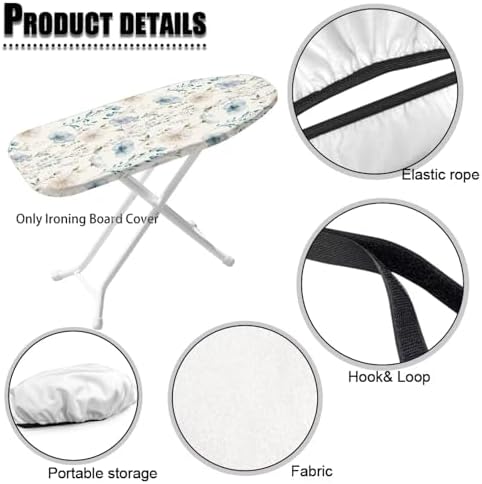 Elegant Flower Ironing Board Covers Stretchy Iron Heat Shield - Image 6