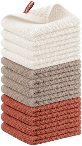 Nialnant 12 Pack Kitchen Dish Towels, 100% Cotton by Nialnant