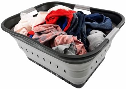 SAMMART 42L Collapsible Plastic Laundry Basket - Image 6