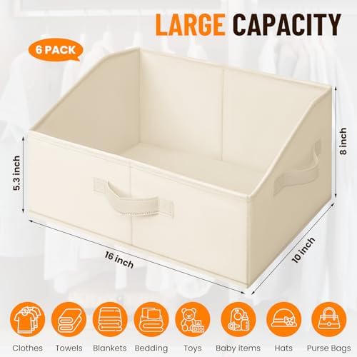 Criusia Closet Organizers Bins 6 Pack - Image 2