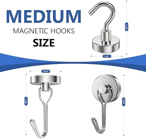 Magnetic Hooks, 2026 Cruise Cabin Ship Essentials Heavy Duty Strong Magnets - Image 2
