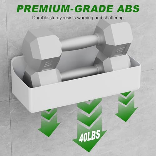 Adhesive Shower Caddy Shower Shelves Bathroom Organizer and Storage - Image 6