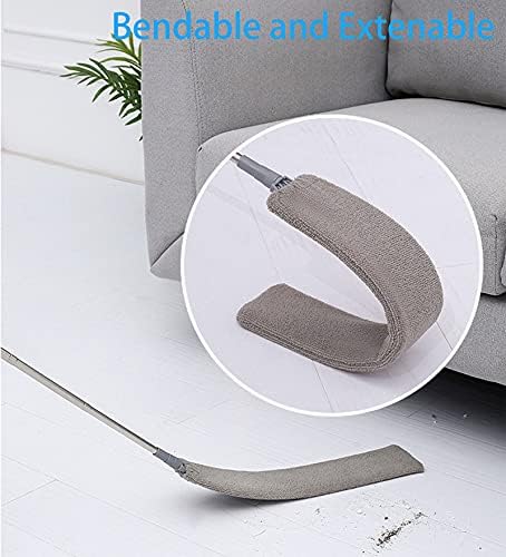 Upgraded Under Appliance Cleaning Gadgets, Microfiber Gap Duster, Skinny Flat - Image 4