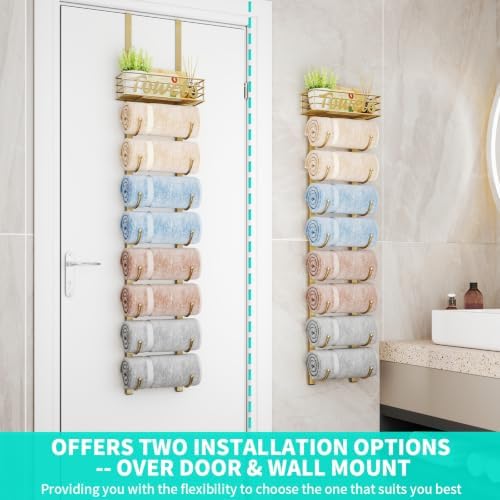 HapiRm Towel Racks for Bathroom Storage - Image 2