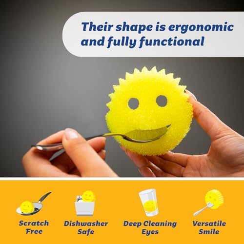 Scrub Daddy 4 Scrub Daddy Sponges & 4 Scrub Mommy Kitchen Sponges - Image 5