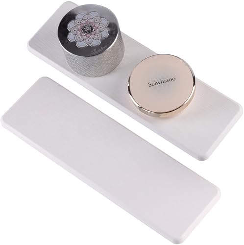 NiuYichee 2Pcs Stone Soap Trays Water Absorbing Diatomite Coaster by NiuYichee