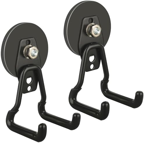 ULIBERMAGNET New Upgraded Large Magnetic Hooks, Strong Heavy Duty Magnet Hooks by ULIBERMAGNET