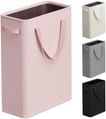 Optish 50L Pink Slim Laundry Hamper, Narrow Laundry Basket by Optish