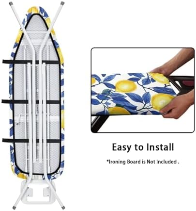 Cute Lemon Ironing Board Cover Soft Fabric Cover Standard Size Scorch Stain - Image 4