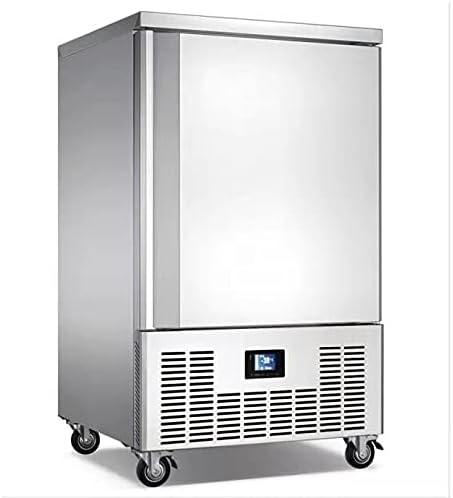 Kolice Commercial Restaurant 10 Trays Blast Chiller, Blast Freezer, Freezer, Chest Freezer for Hard Ice Cream, Fresh Meat, Chicken, Pastry, Fish in Hotels, Bars, Canteens, School, Bakery -40°F