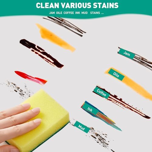 24-Pack Heavy Duty Scrub Sponges, Non-Scratch Kitchen Sponge - Image 5