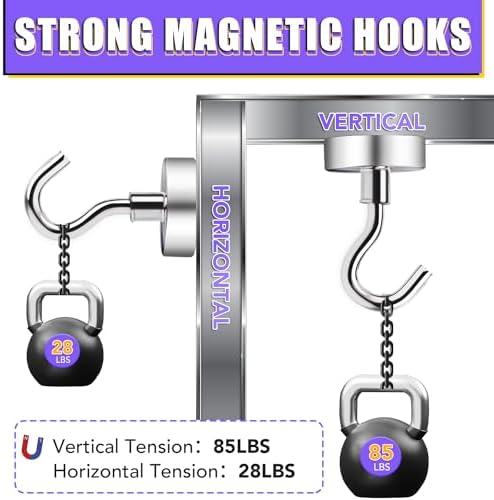 TRYMAG Magnetic Hooks for Cruise Cabins, 12 Pack - Image 3
