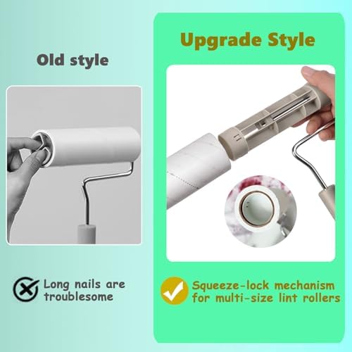 Extra Sticky Large Surface Lint Roller, 6.3'' Giant Lint Roller - Image 5