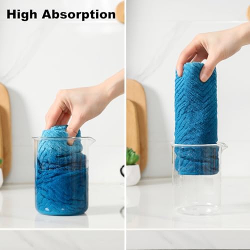 100% Cotton Kitchen Towels and Dishcloths Set - Image 6