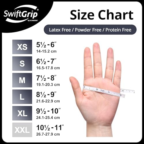 SwiftGrip Disposable Nitrile Exam Gloves, Cooking & Esthetician - Image 7
