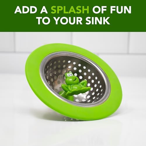 Joie Ribbit Kitchen Sink Strainer Basket Garbage Disposal Drain Cover - Image 3