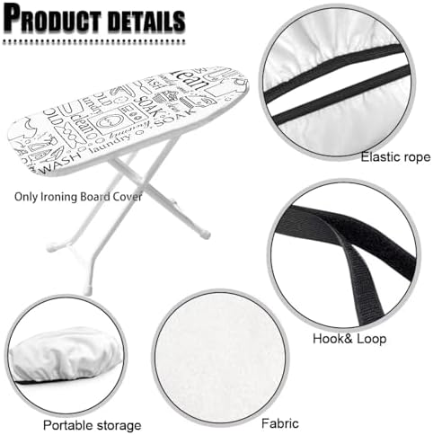 Personalized Small Ironing Board Cover Easy to Install Iron Heat Shield - Image 6
