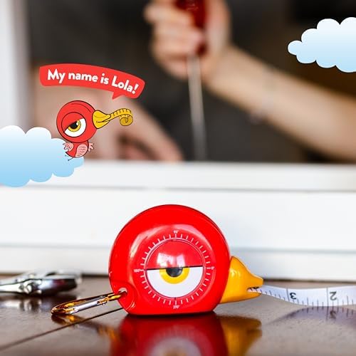 Handy Famm Kids Tape Measure, 8ft Retractable Measuring Tape - Image 3